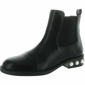 Eco Material Cold Weather Commuter Effortless Wear Jeovana Womens Stretch Faux Leather Chelsea Boots