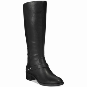 Seamless Comfort Trail Exploration Jewel Plus Womens Wide Calf Faux Leather Knee-High Boots