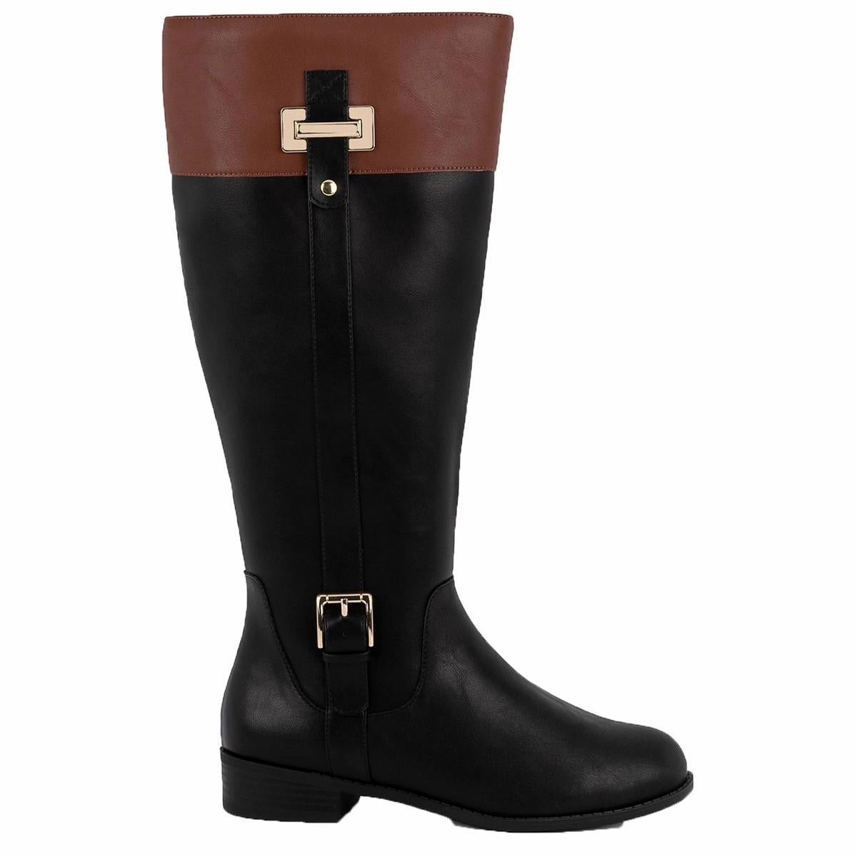 JNYLEODENN Womens Belted Manmade Knee-High Boots comfortable socks Comfort Lining Nature Lover