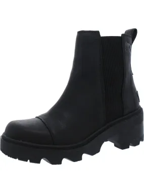 JOAN NOW CHELSEA Womens Round toe Casual Chelsea Boots Comfortable bend