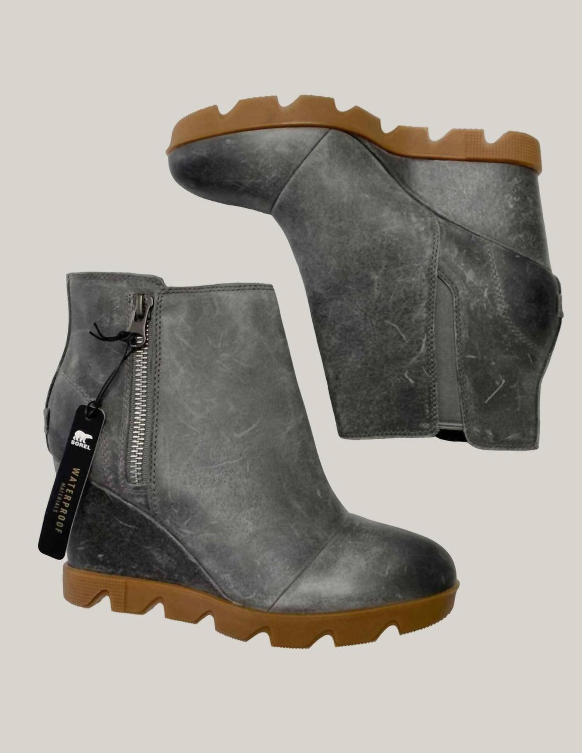 Cabin Cozy Walk Friendly Joan Uptown Zip Bootie In Quarry, Gum