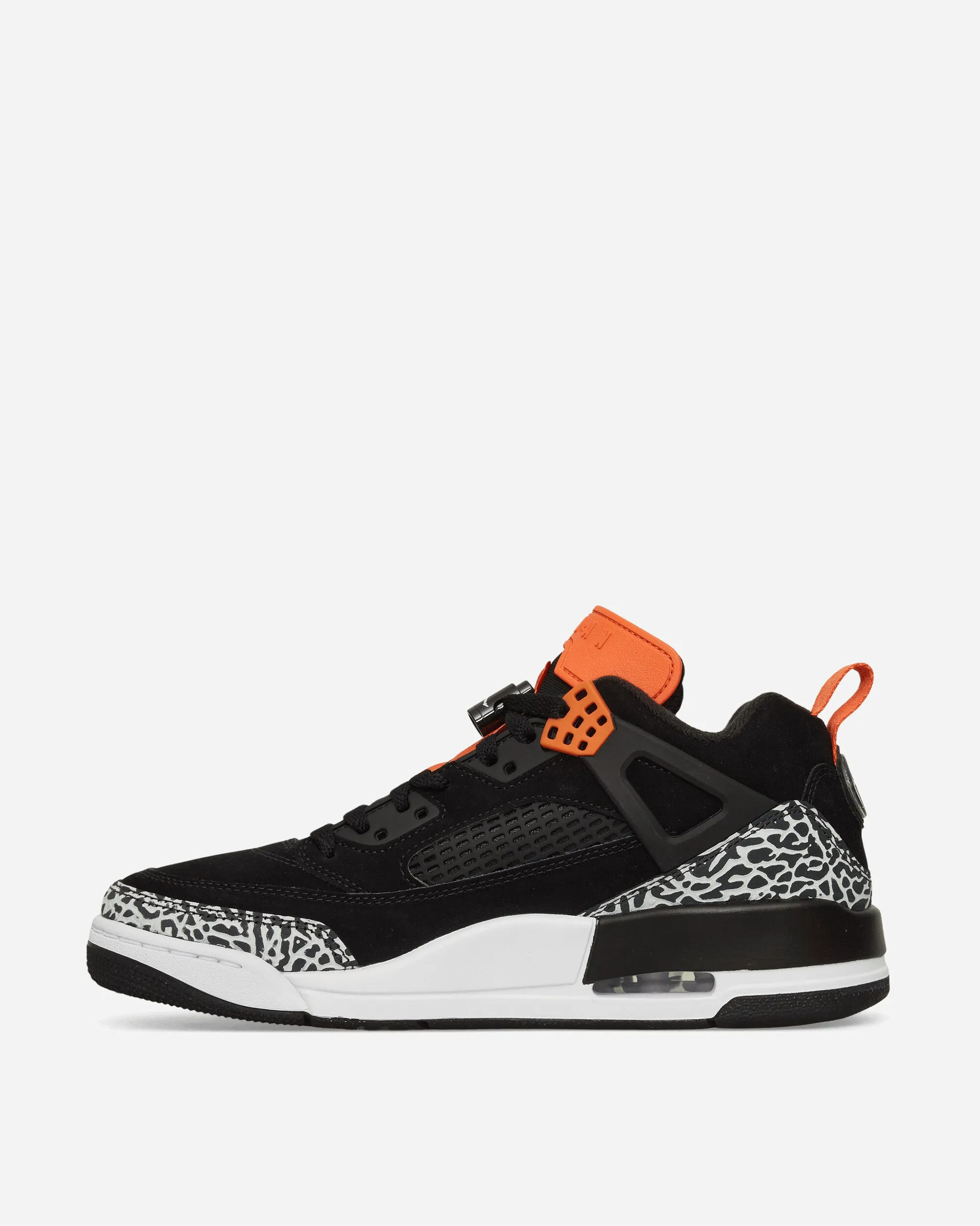 Micro Perforated Tongue Dynamic response Jordan Spizike Low Sneakers Black / Starfish / White