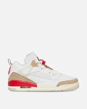 Jordan Spizike Low Sneakers Desert Camo / Sail / Fire Red Dynamic Lateral Support