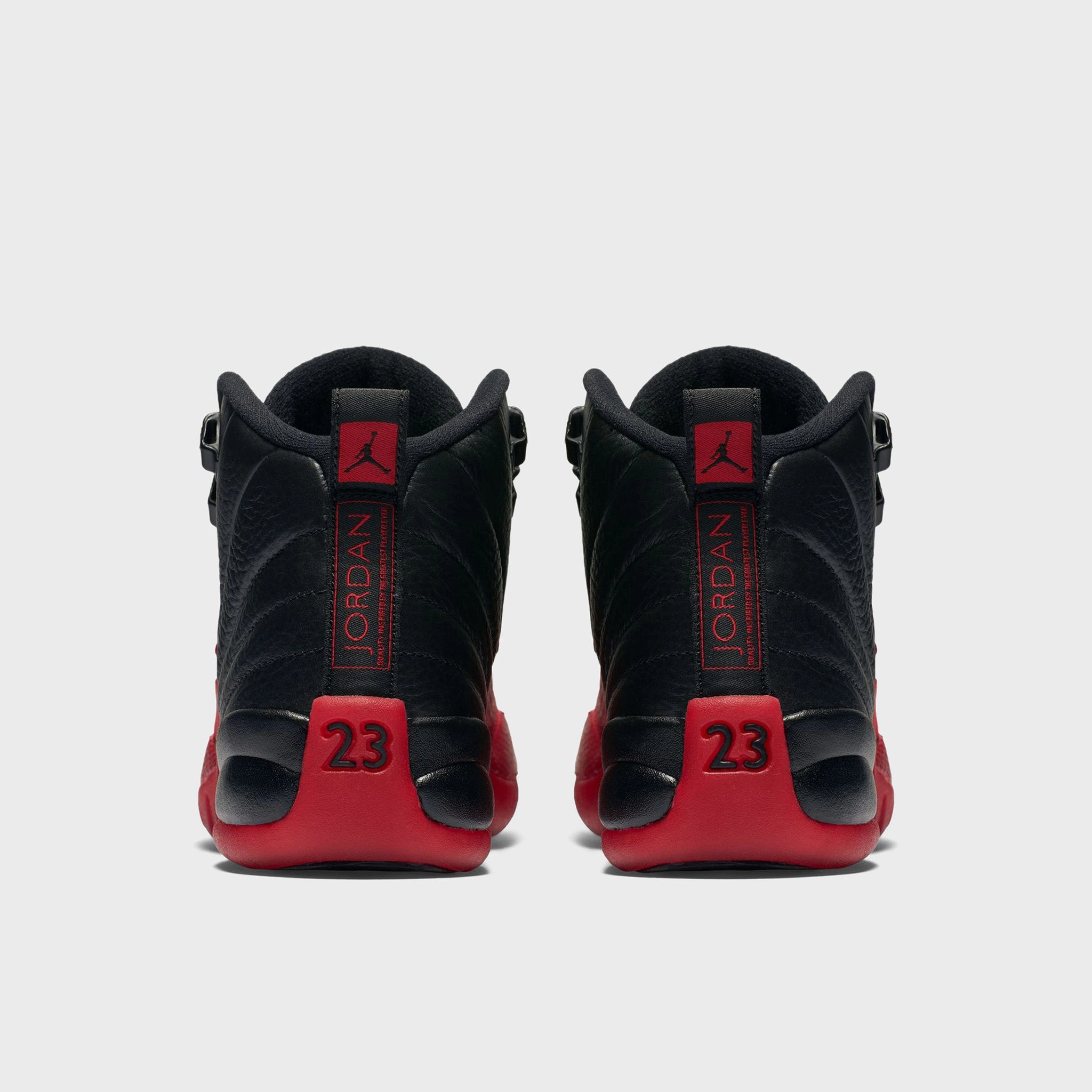 Jordan 12 Retro GS Black / Varsity Red Decoupled Outsole Pods Professional Performance