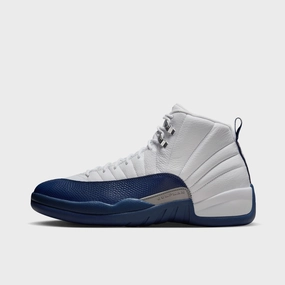 Jordan 12 Retro White / French Blue - Metallic Silver Bouncy Ride Responsive Midsole Technology