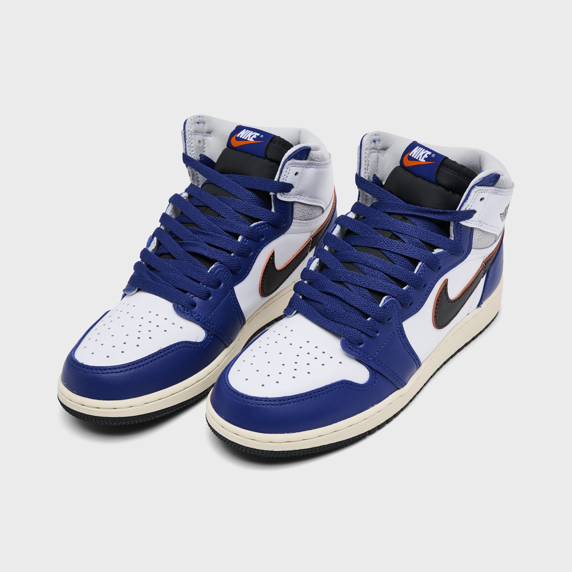 Jordan 1 High OG GS White / Black - Neutral Grey Flex Support Design Light Dunk