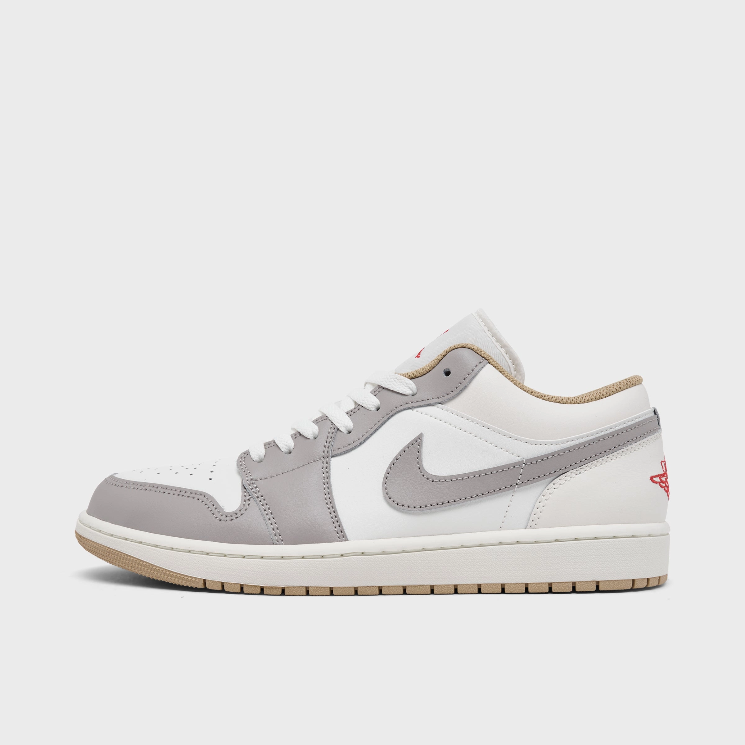 Jordan 1 Low Sail/Fire Red-College Grey Flex Control