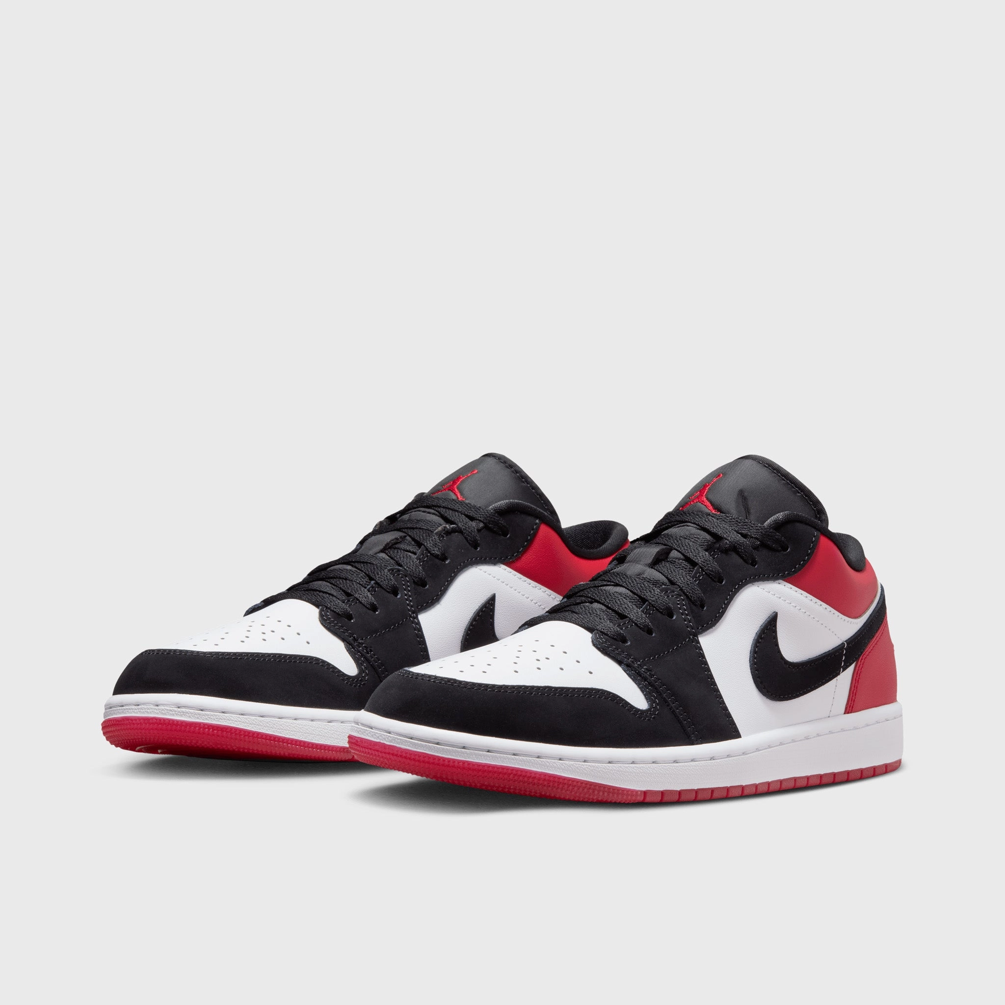Endurance Stability Jordan 1 Low White / Black - Varsity Red