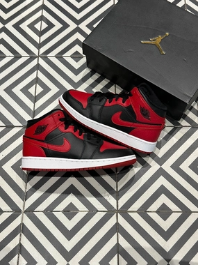 Jordan 1 Mid Bred GS (Taille 36,5) Versatile Fit