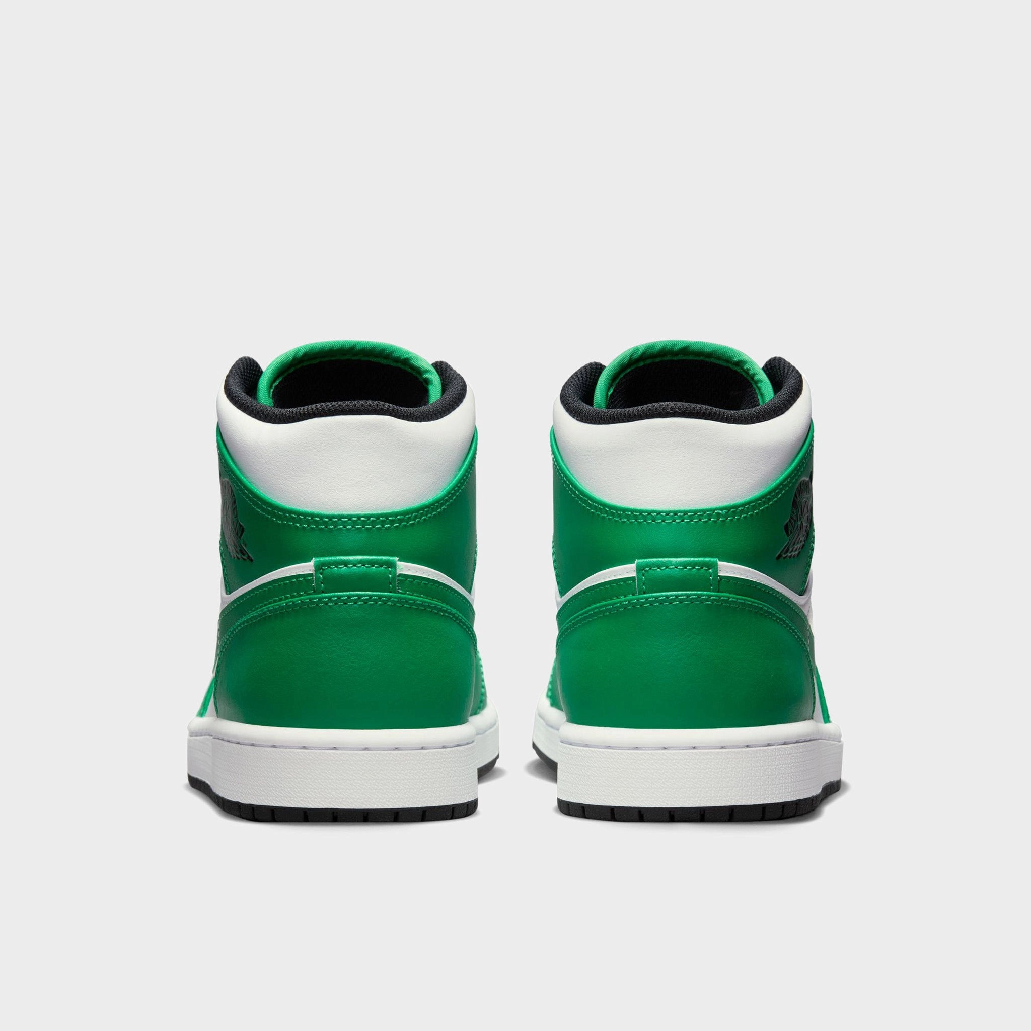 Quick Turnover Easy To Clean Jordan 1 Mid Lucky Green / Black - White