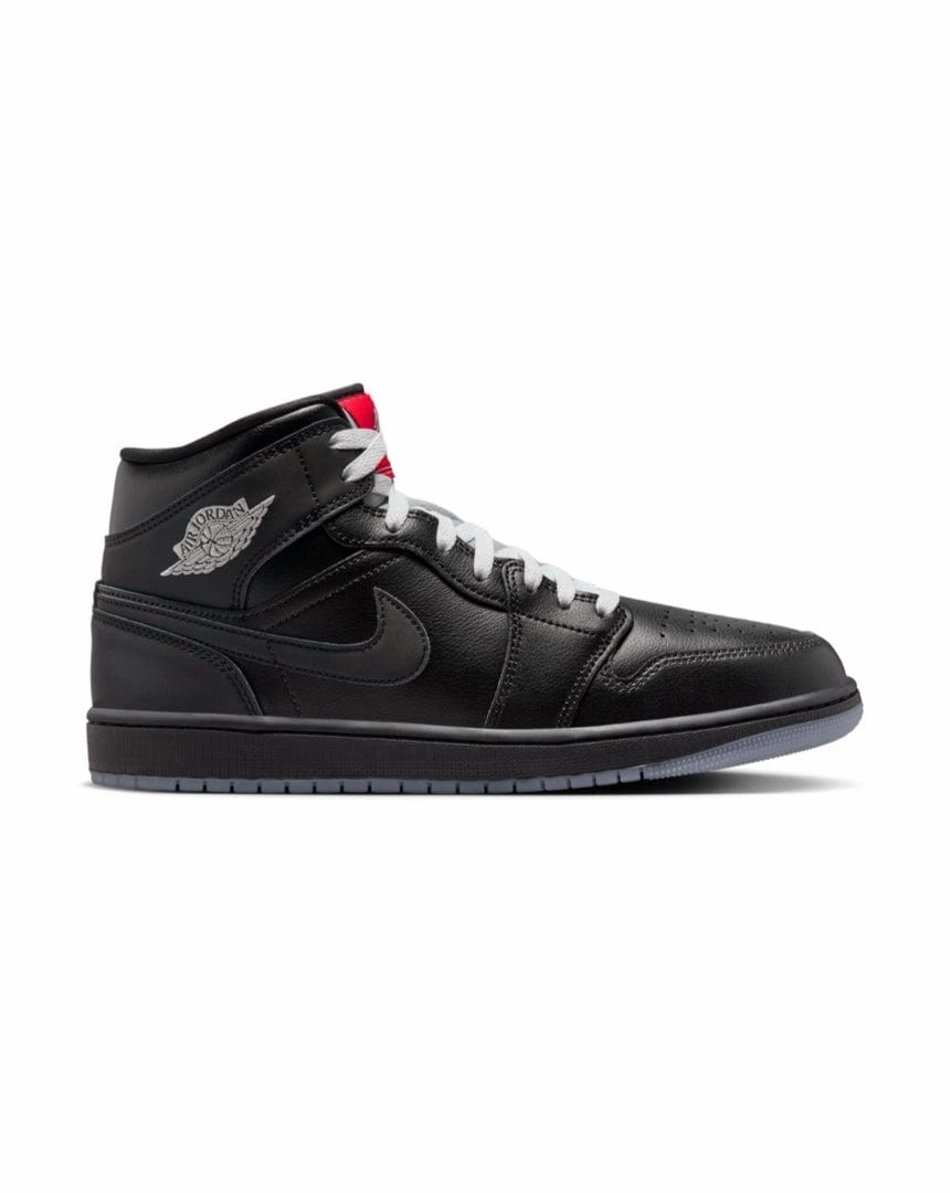 Jordan 1 Mid SE - Black / Black - White - Wolf Grey Motion Control Arch Outdoor Ready