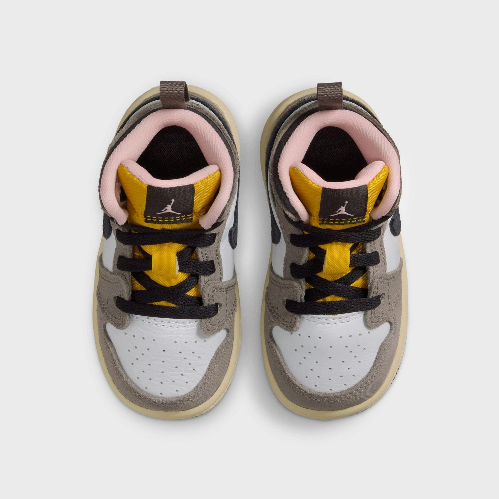 Jordan 1 Mid SE TD White / Oil Grey - Cave Stone Hot Pick