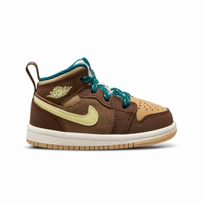 Jordan 1 Mid SE Toddler DZ6339-200 Memory Foam Ankle Support Speed Friendly