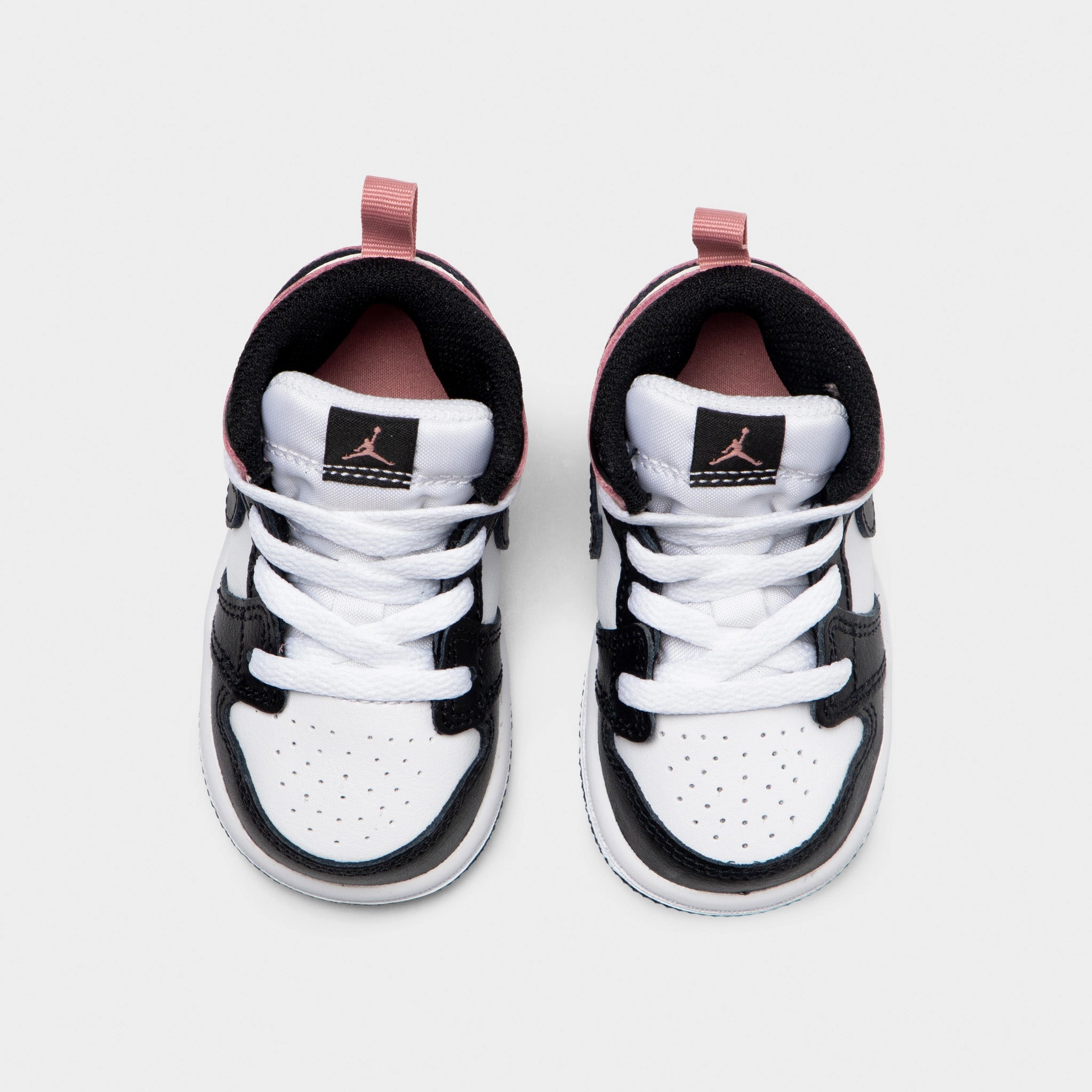 Torsion Plate Tech Stabilizing Sidewalls Jordan 1 Mid TD White / Black - Rust Pink