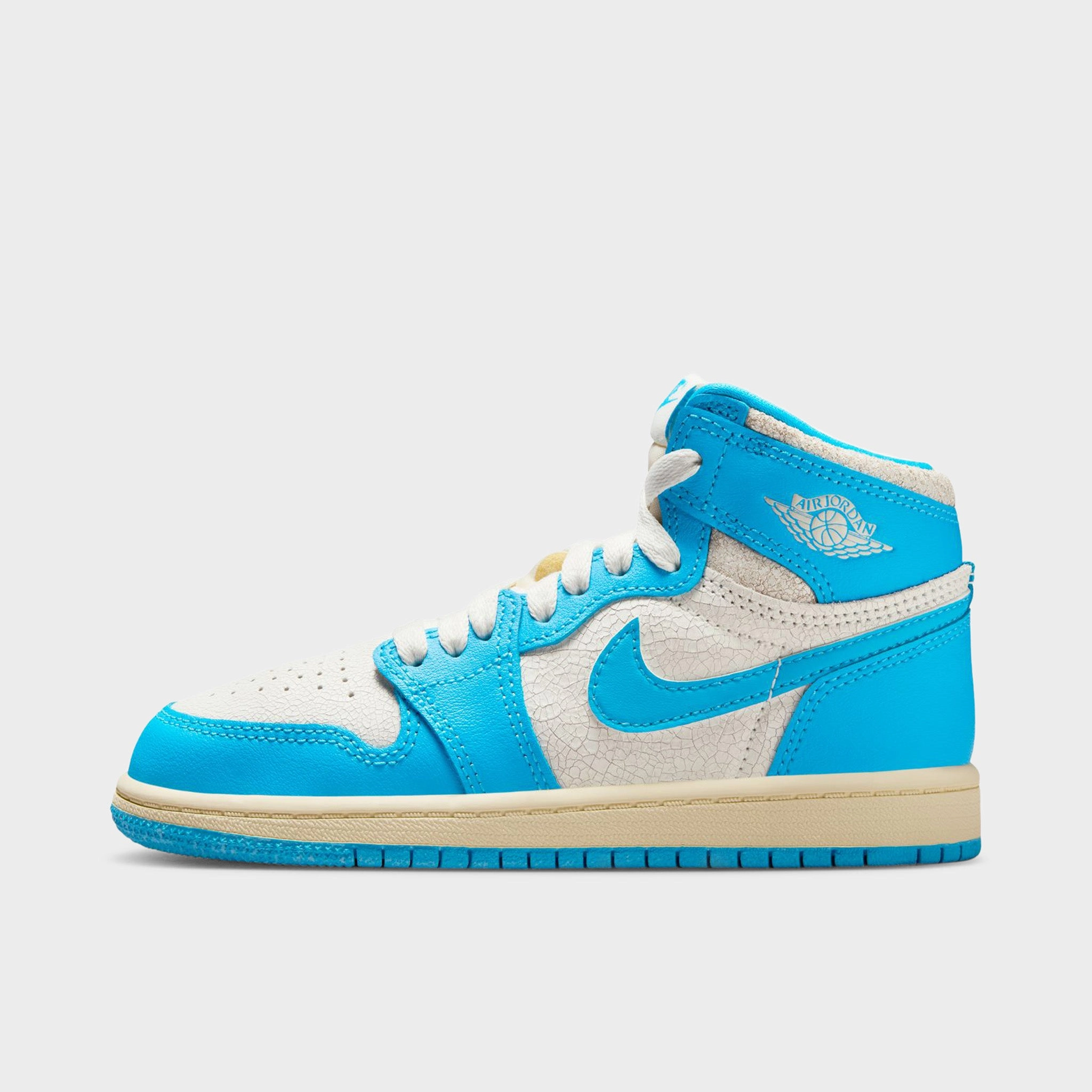 anti static Vapor Weave Jordan 1 Retro High OG PS Dark Powder Blue / Sail
