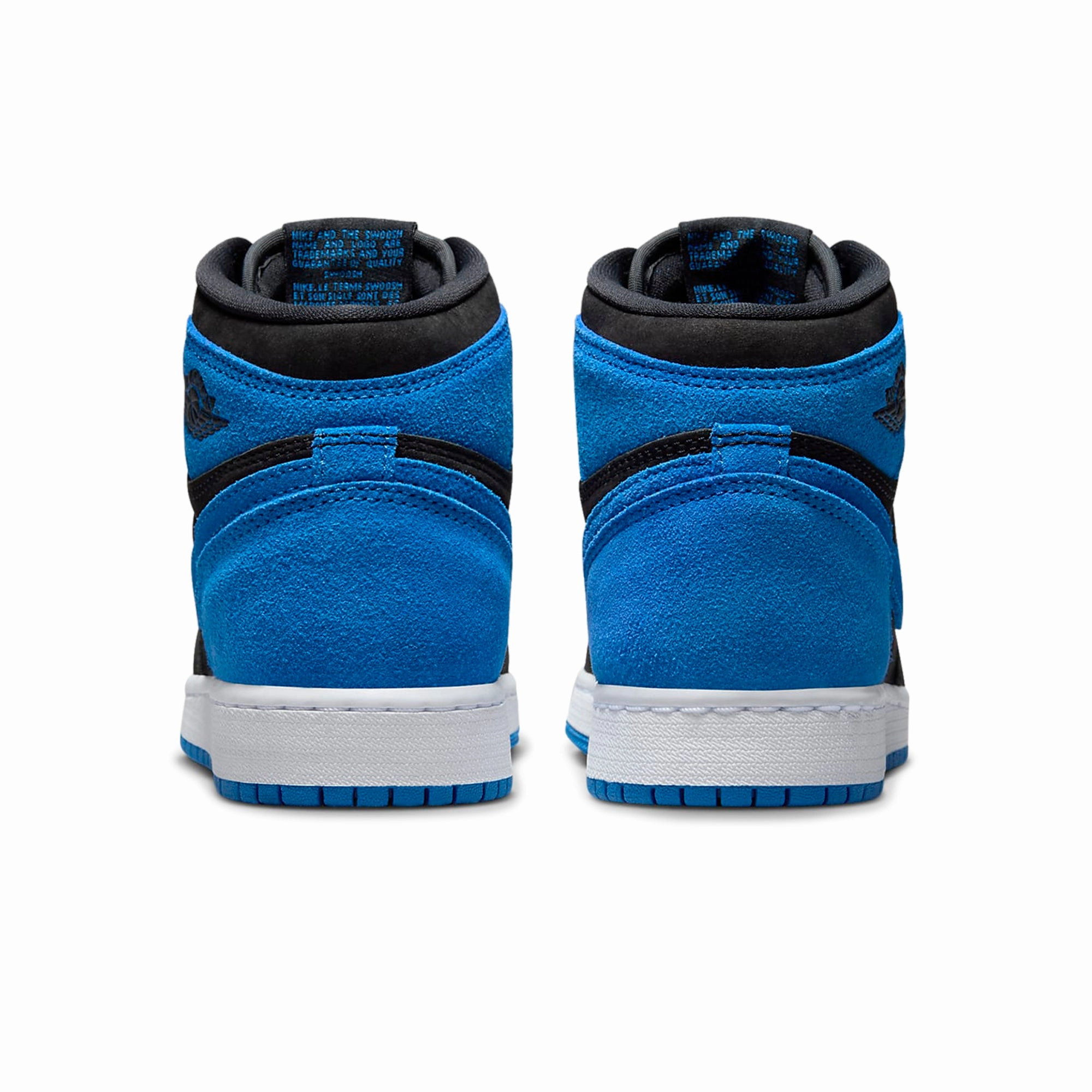 Jordan 1 Retro High OG "Royal Reimagined" Toddler FD1413-042 Blown Rubber Traction Microfiber Overlays