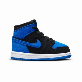 Jordan 1 Retro High OG "Royal Reimagined" Toddler FD1413-042 Knit Weave Texture