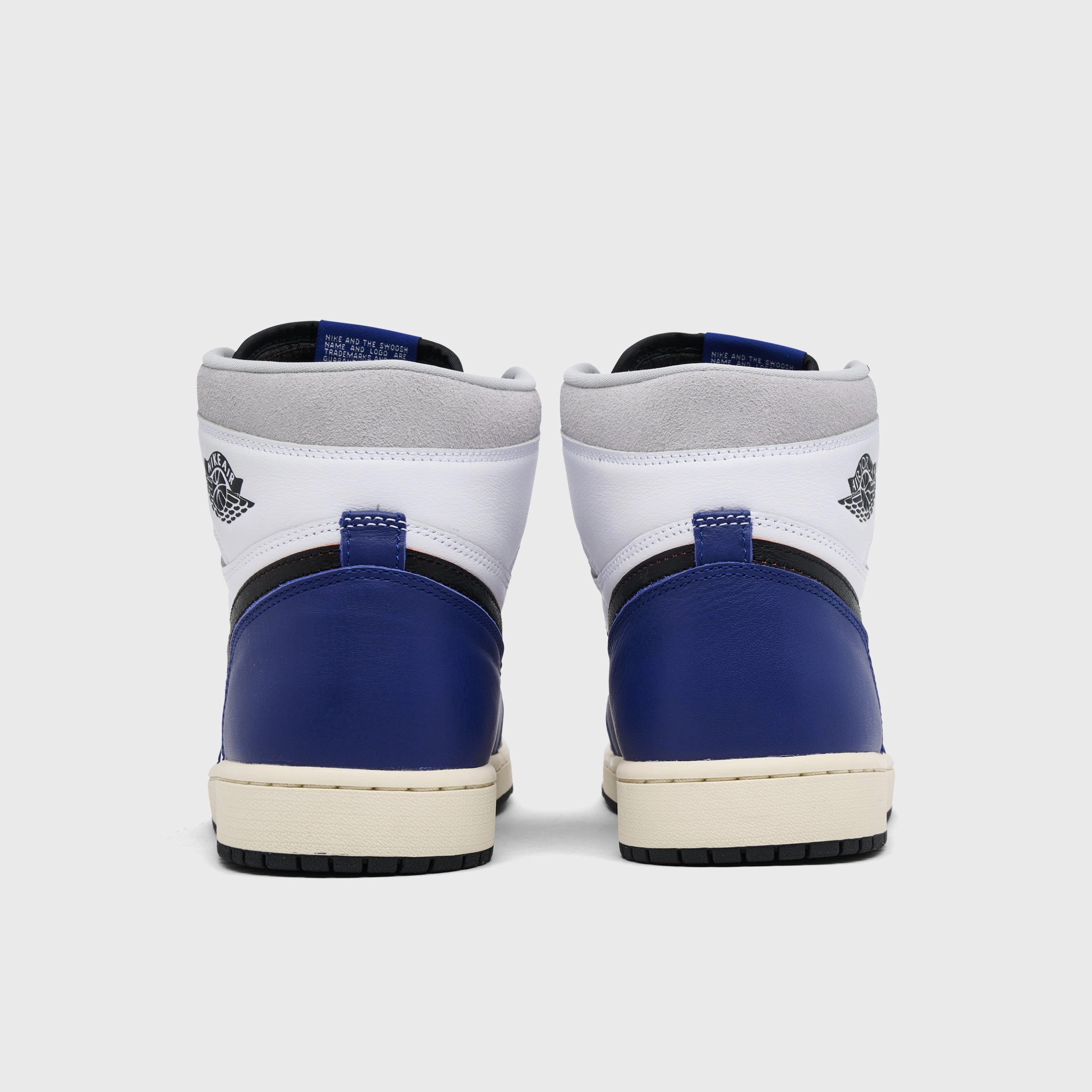WellMade Jordan 1 Retro High OG White / Black / Neutral Grey - Deep Royal Blue
