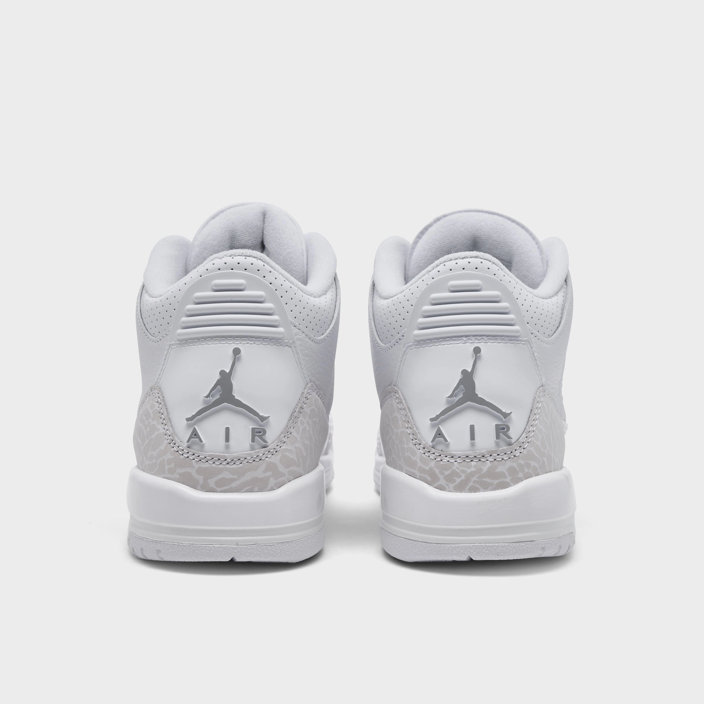 All-terrain Full Game Performance Jordan 3 Retro GS White / Metallic Silver - White