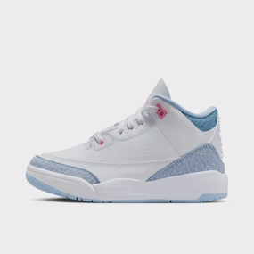 Jordan 3 Retro PS White / Pink Glow - Cobalt Bliss Slip On