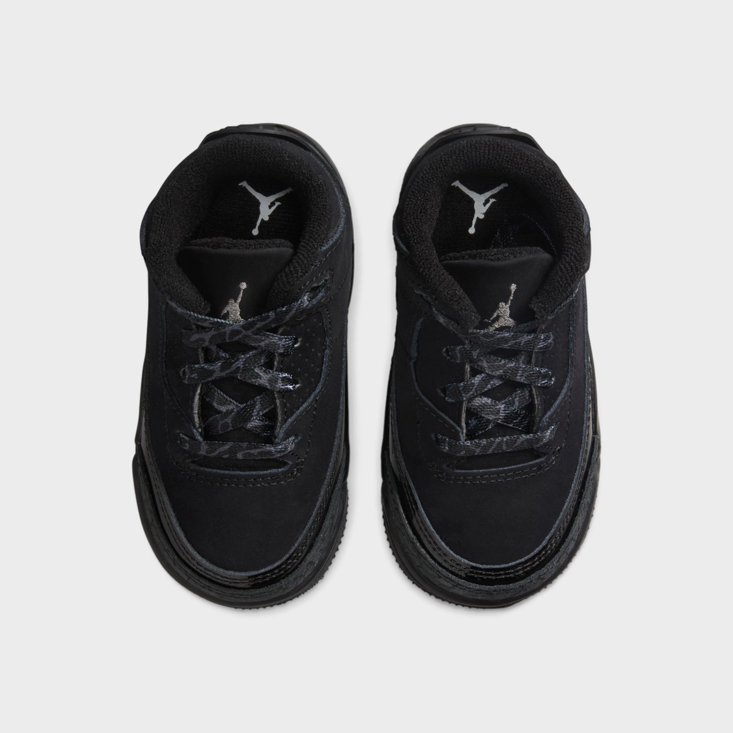 Jordan 3 Retro TD Black / Dark Charcoal - White Maximum Support Secure Fit Layer