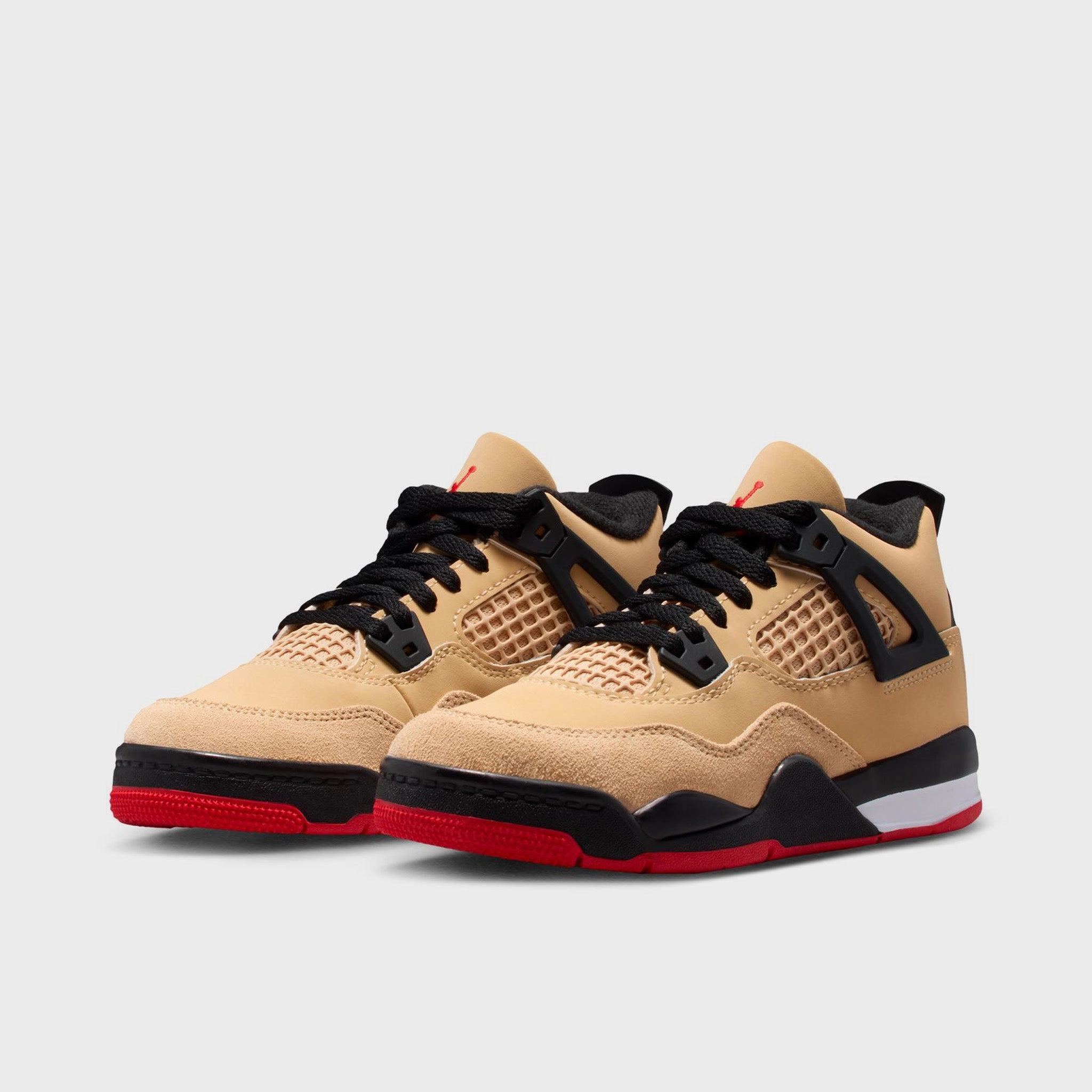 Neutral Footbed Jordan 4 Retro PS Fire Red / Starfish - Sesame