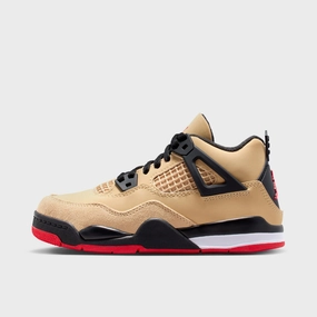 Jordan 4 Retro PS Fire Red / Starfish - Sesame Thermal Regulating Upper Ergonomic Last Shape