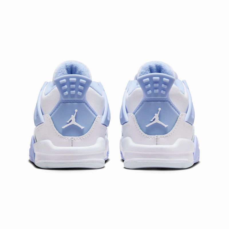 Jordan 4 Retro " Aluminum Blue Tint" Toddler Easy Steps Weight Balance