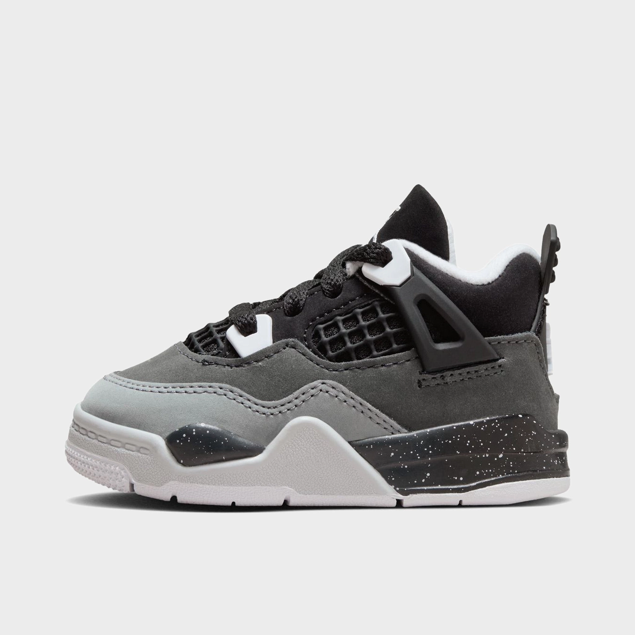 Jordan 4 Retro TD Black / White - Anthracite Rubber Outsole Comfort Fit System