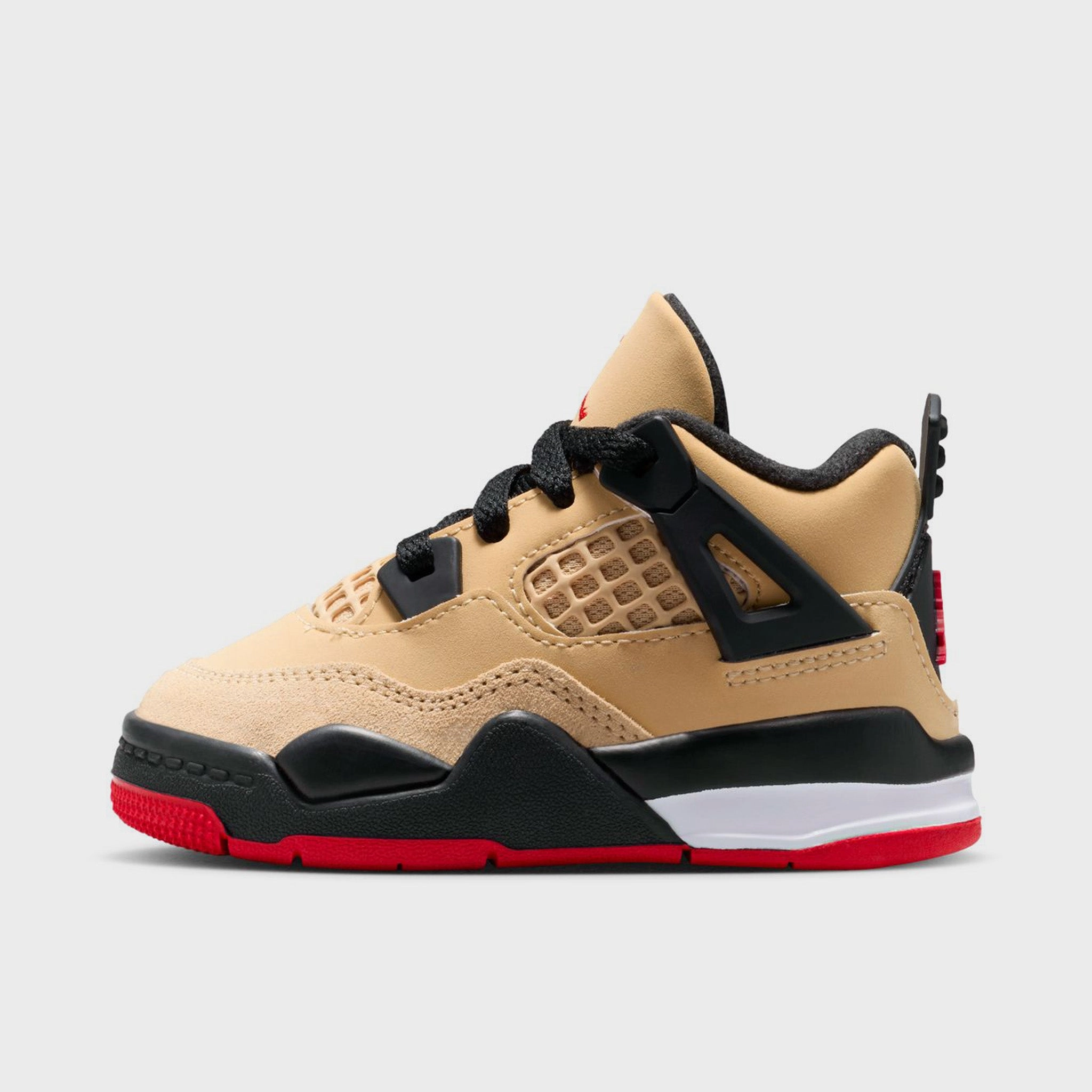 Retro Mode Step Boost Core Jordan 4 Retro TD Fire Red / Starfish - Sesame