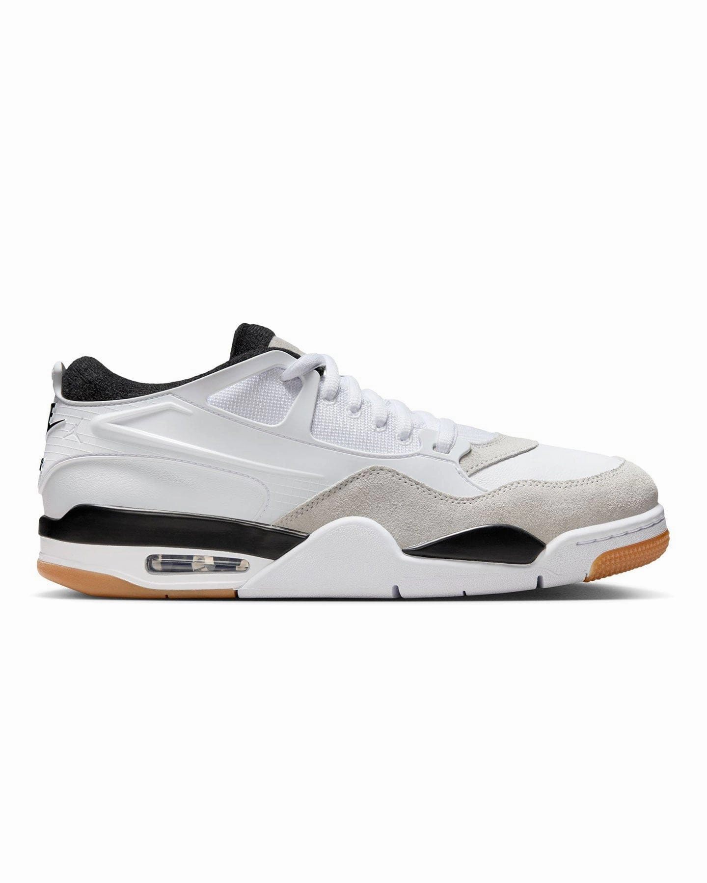 Water Resistant Technology Stability Heel Jordan 4 RM - White / Black - Neutral Grey - Gum Med Brown