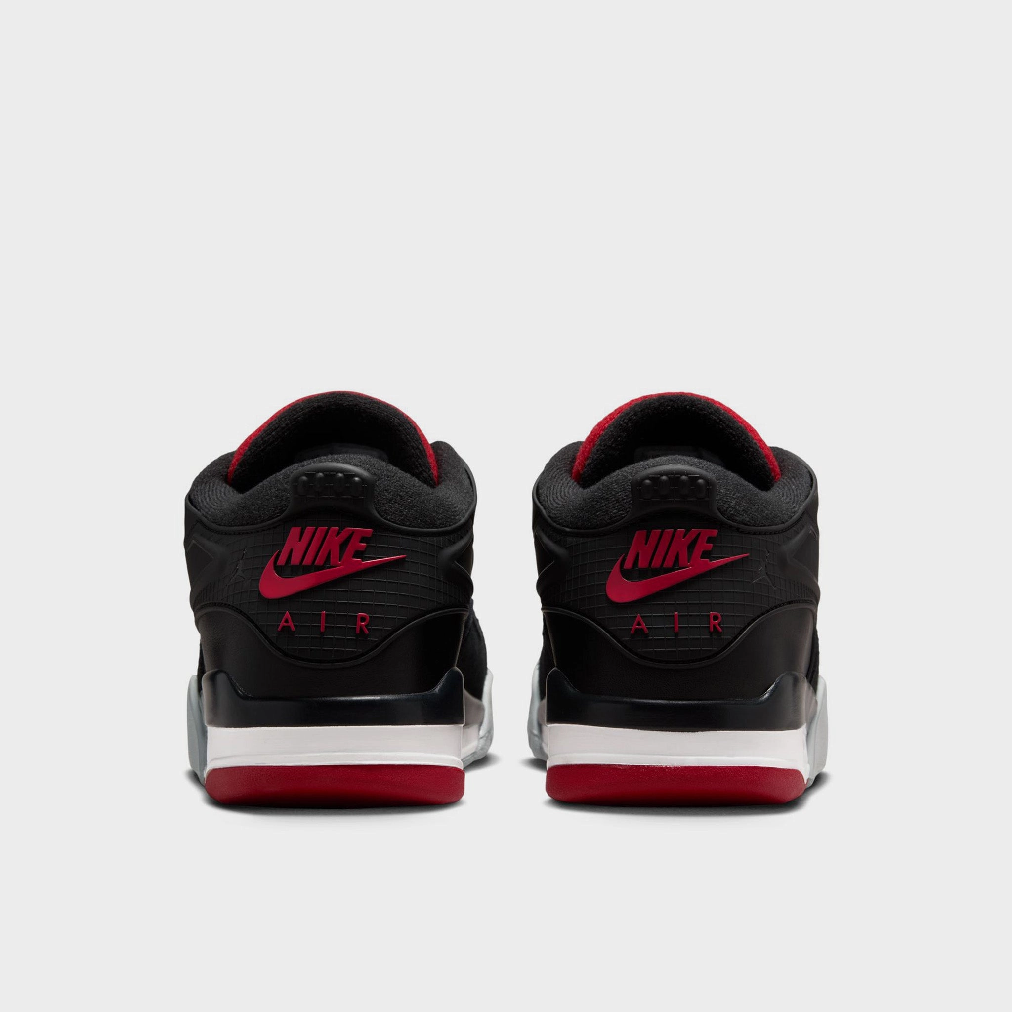 Responsive Cushion Pods Jordan 4 RM Black / Varsity Red - Wolf Grey