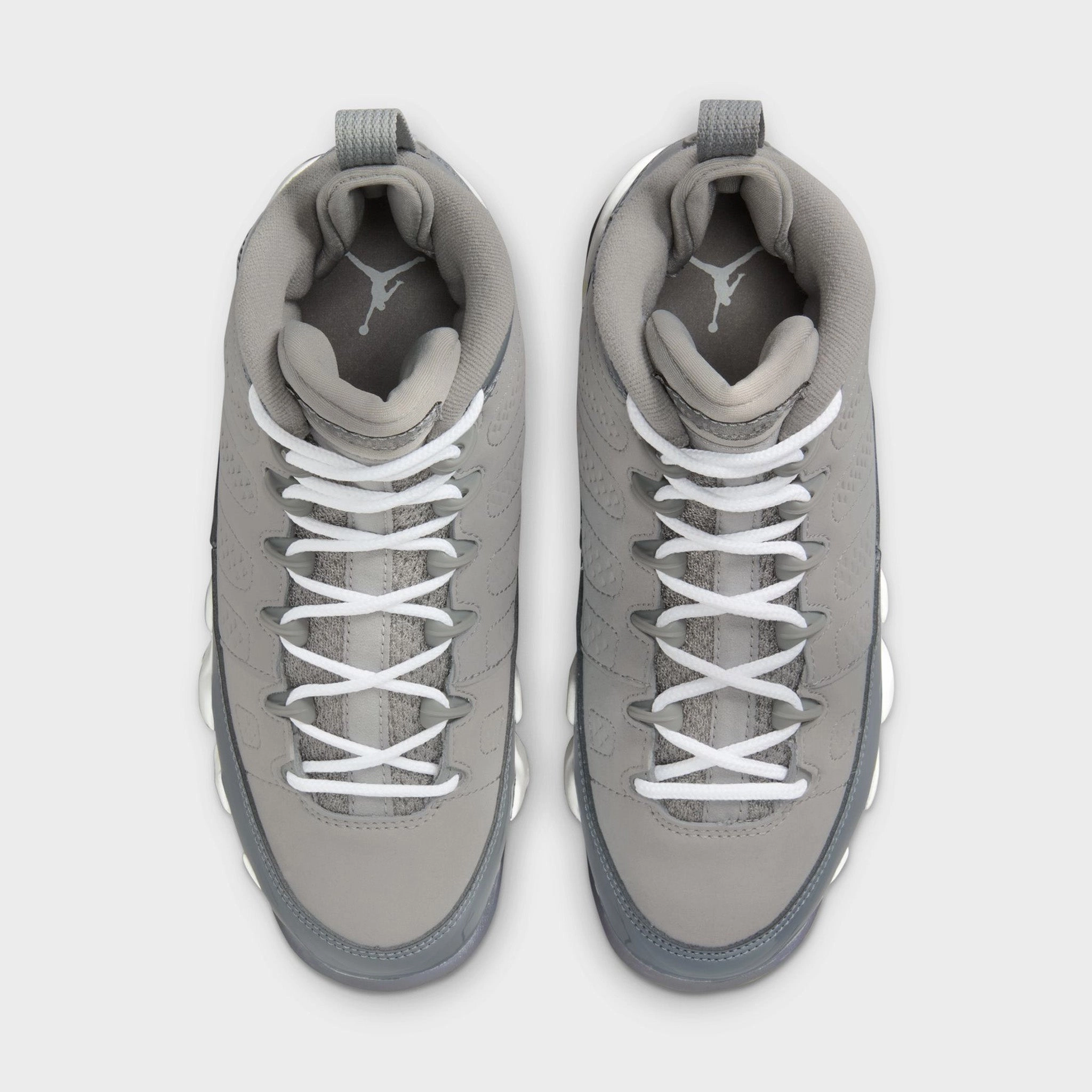 Streamlined AntiSlip Jordan 9 Retro GS Medium Grey / Cool Grey - White