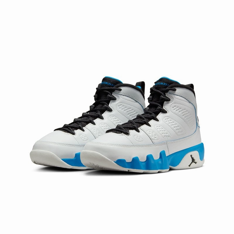 Upgraded cushioning Jordan 9 Retro "Powder Blue" Grade School Shoes