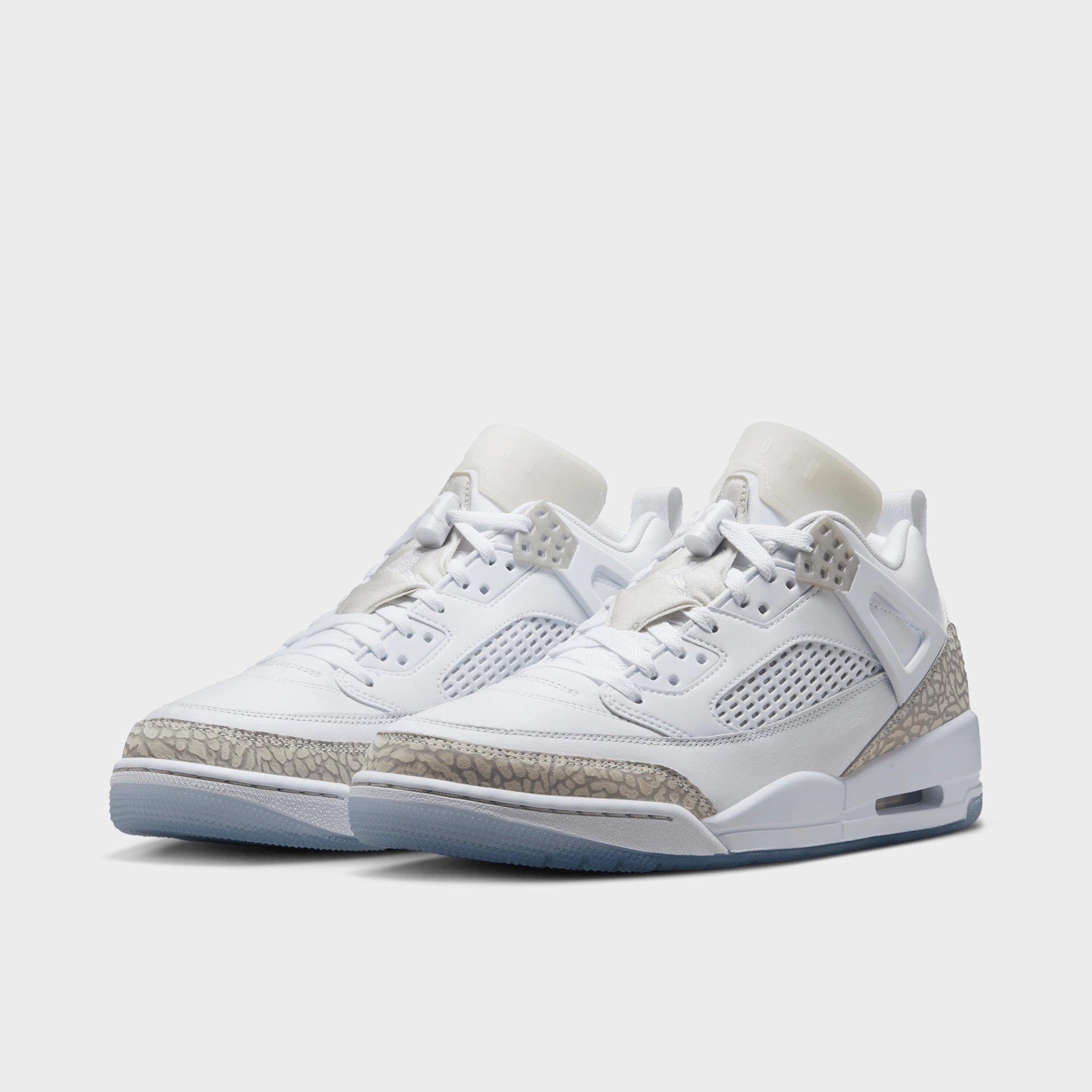 Proprioceptive Design Jordan Spizike Low White / Neutral Grey - Metallic Silver