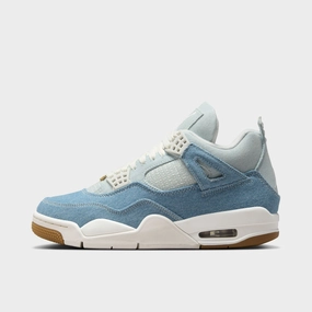 Jordan Women's 4 Retro Sail / Gum Light Brown - Worn Denim Control Driven Build Arch Support Technology