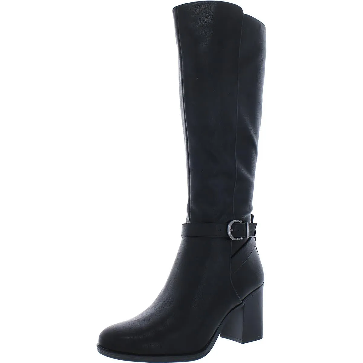 Joslynn Womens Faux Leather Knee-High Boots Outdoor Style