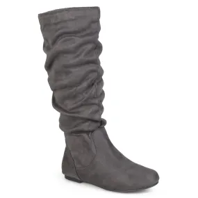 Journee Collection Women's Rebecca-02 Boot Seamless Comfort Rough Terrain dry surface