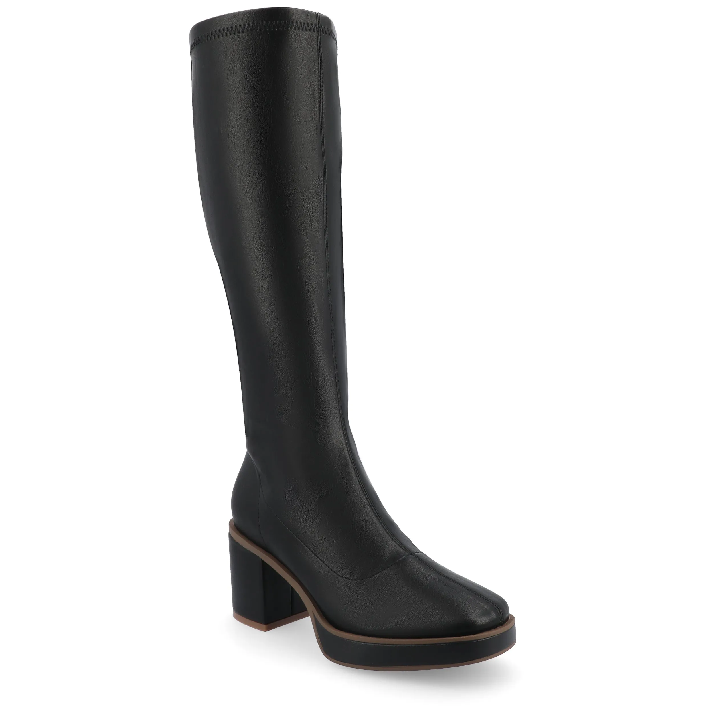 Journee Collection Women's Tru Comfort Foam Alondra Wide Width Wide Calf Boots Anti-bacterial