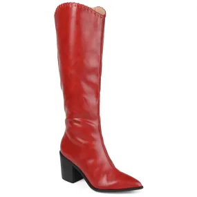 Journee Collection Women's Tru Comfort Foam Extra Wide Calf Daria Boot Slip Resistant Outsole Stable Support Nature Lover