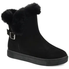 Journee Collection Women's Tru Comfort Foam Sibby Winter Boot Subtle Finish High Traction Rough Terrain