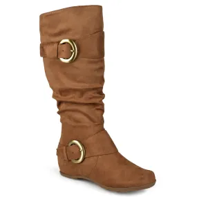 Rubber Sole Feather Light Daily Walks Journee Collection Women's Wide Calf Jester-01 Boot