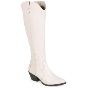 All Weather Functional Minimalist Clean Lines Journee Signature Extra Wide Calf Women's Genuine Leather Tru Comfort Foam Pryse Boot