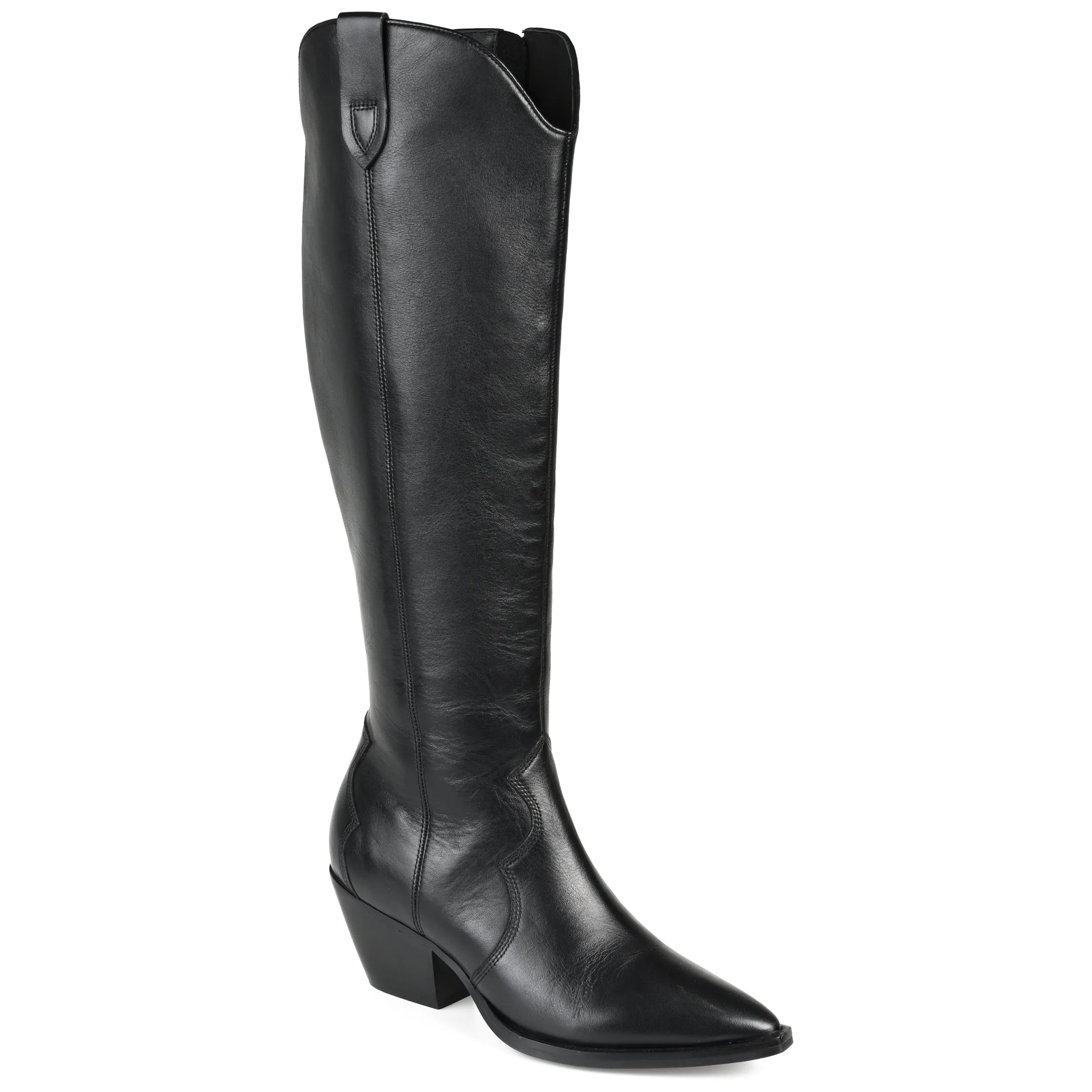 Sleek Design Outdoor Travel Journee Signature Extra Wide Calf Women's Genuine Leather Tru Comfort Foam Pryse Boot
