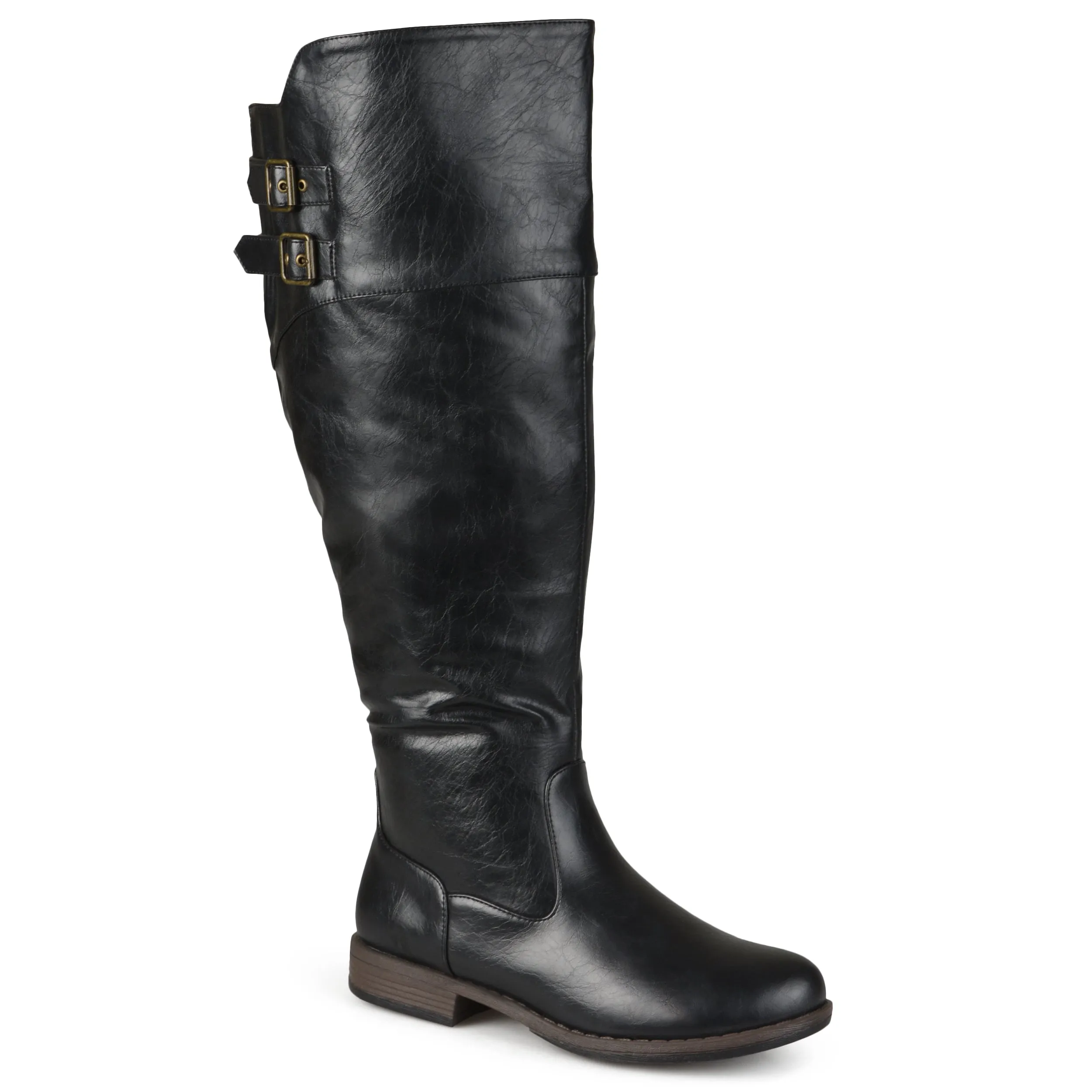 Journee Women's Wide Calf Tori Boot All Weather Rural Traveler Daily Comfort