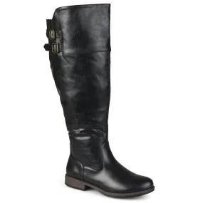 Journee Women's Wide Calf Tori Boot Polyester