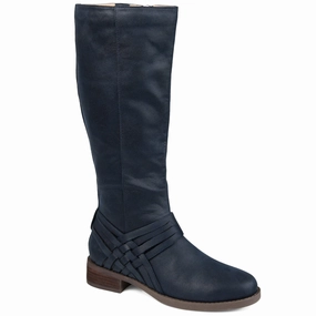 Journee Collection Extra Wide Calf Women's Meg Boot Flexible Frame All Day Worker