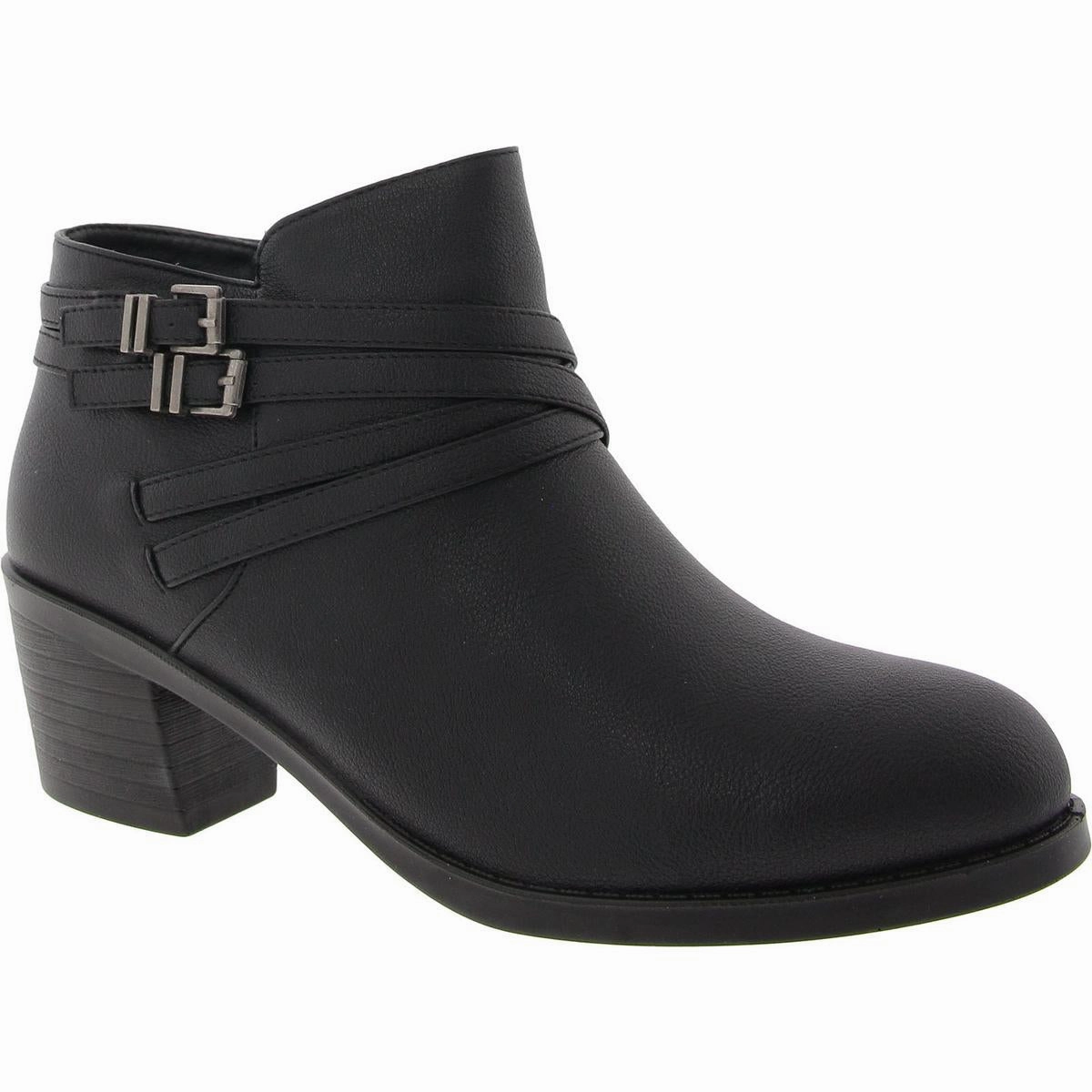 Kory Womens Strappy Manmade Ankle Boots comfortable socks Flexible Frame Remote Hiking