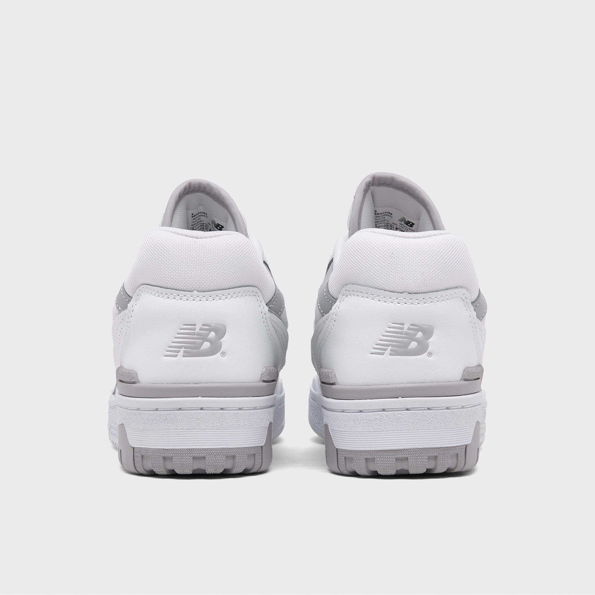 New Balance Women's BBW550BB White / Raincloud ProfessionalGrade Microfiber Achilles Protector