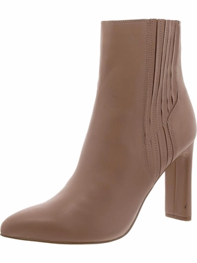 KALIA Womens Pointed toe Ankle boot Booties Horse Riding Low Profile Winter Walker